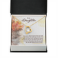 To My Daughter There is No One Forever Necklace w Message Card-Express Your Love Gifts