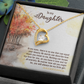 To My Daughter There is No One Forever Necklace w Message Card-Express Your Love Gifts