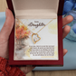 To My Daughter There is No One Forever Necklace w Message Card-Express Your Love Gifts