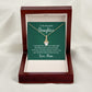 To My Daughter This Necklace From Mom Alluring Ribbon Necklace Message Card-Express Your Love Gifts
