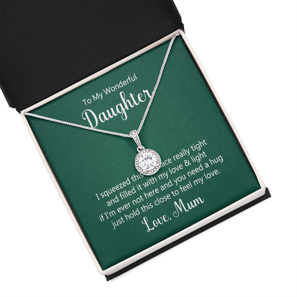 To My Daughter This Necklace From Mom Eternal Hope Necklace Message Card-Express Your Love Gifts