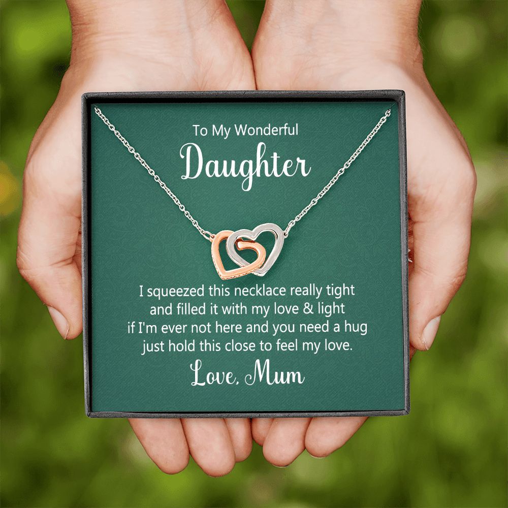 To My Daughter This Necklace From Mom Inseparable Necklace-Express Your Love Gifts