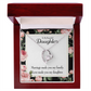 To My Daughter To My Beautiful Daughter Forever Necklace w Message Card-Express Your Love Gifts