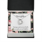 To My Daughter To My Beautiful Daughter Forever Necklace w Message Card-Express Your Love Gifts