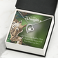 To My Daughter To My Step Daughter Born Before I Met You From Mom Forever Necklace w Message Card-Express Your Love Gifts