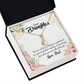 To My Daughter Wonderful Reminder From Dad Alluring Ribbon Necklace Message Card-Express Your Love Gifts