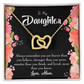 To My Daughter You Are Braver From Mom Inseparable Necklace-Express Your Love Gifts