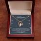 To My Daughter You Are My Pride and Joy Forever Necklace w Message Card-Express Your Love Gifts