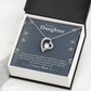 To My Daughter You Are My Pride and Joy Forever Necklace w Message Card-Express Your Love Gifts