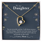 To My Daughter You Are My Pride and Joy Forever Necklace w Message Card-Express Your Love Gifts