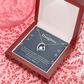To My Daughter You Are My Pride and Joy Forever Necklace w Message Card-Express Your Love Gifts