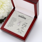 To My Daughter You Are One of The Greatest Joys From Dad Alluring Ribbon Necklace Message Card-Express Your Love Gifts