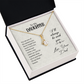 To My Daughter You Are One of The Greatest Joys From Dad Alluring Ribbon Necklace Message Card-Express Your Love Gifts