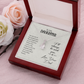 To My Daughter You Are One of The Greatest Joys From Dad Alluring Ribbon Necklace Message Card-Express Your Love Gifts