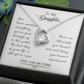 To My Daughter You Have Survived Forever Necklace w Message Card-Express Your Love Gifts