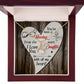 To My Daughter You’ve Been a Blessing Alluring Ribbon Necklace Message Card-Express Your Love Gifts