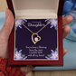 To My Daughter You've Been a Blessing Forever Necklace w Message Card-Express Your Love Gifts