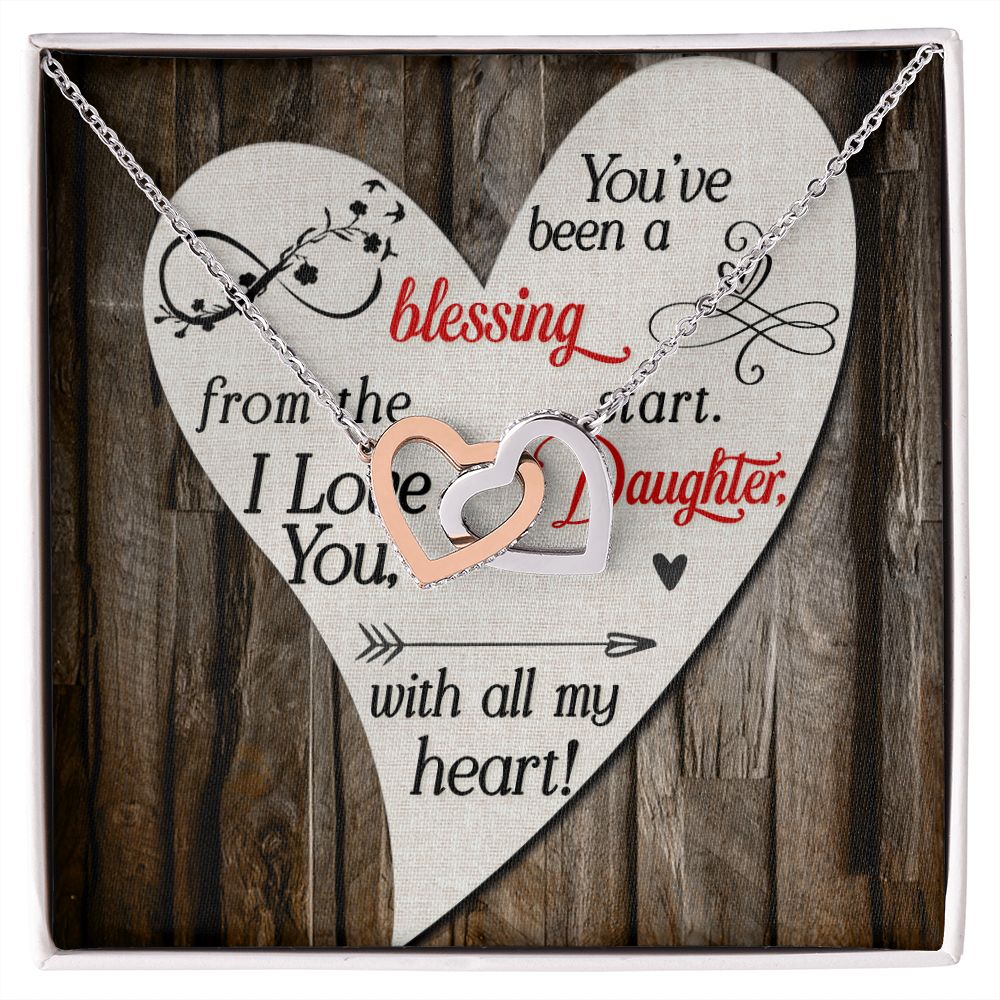 To My Daughter You’ve Been a Blessing Inseparable Necklace-Express Your Love Gifts