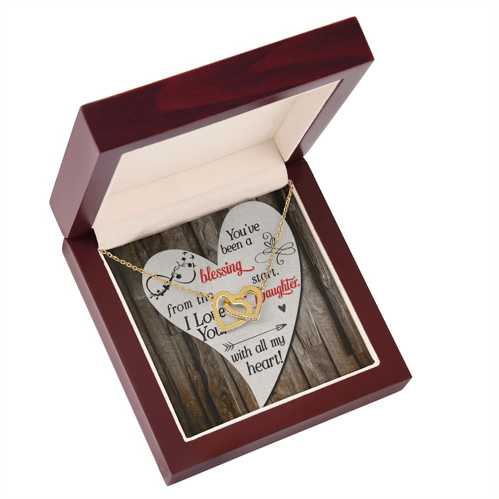 To My Daughter You’ve Been a Blessing Inseparable Necklace-Express Your Love Gifts
