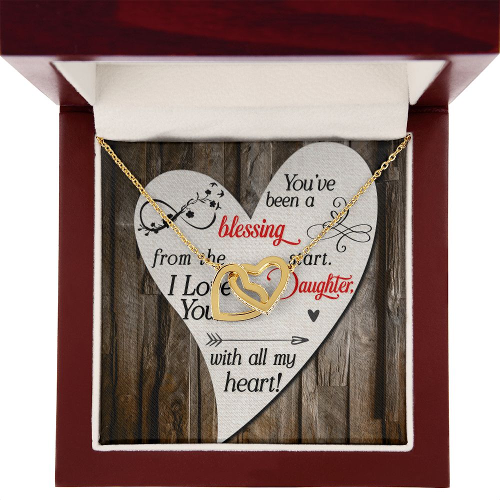 To My Daughter You’ve Been a Blessing Inseparable Necklace-Express Your Love Gifts