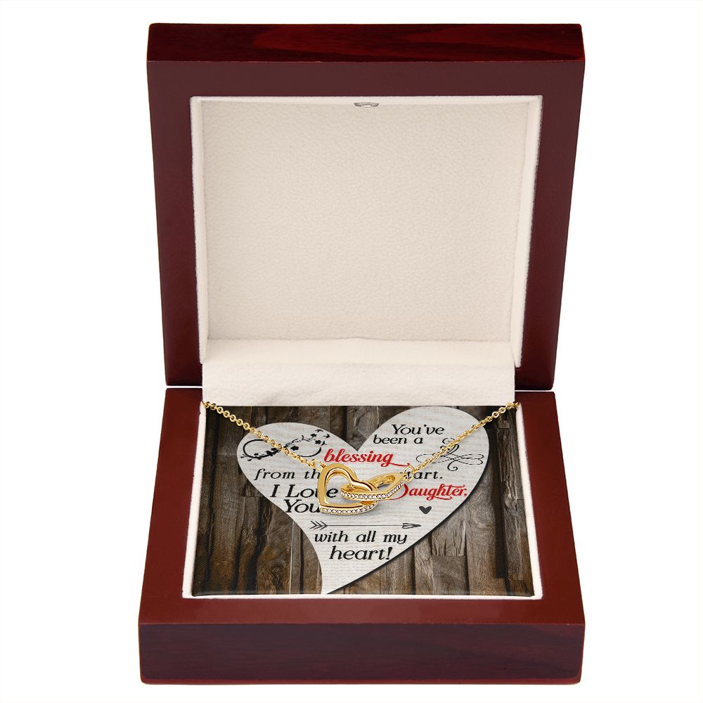 To My Daughter You’ve Been a Blessing Inseparable Necklace-Express Your Love Gifts
