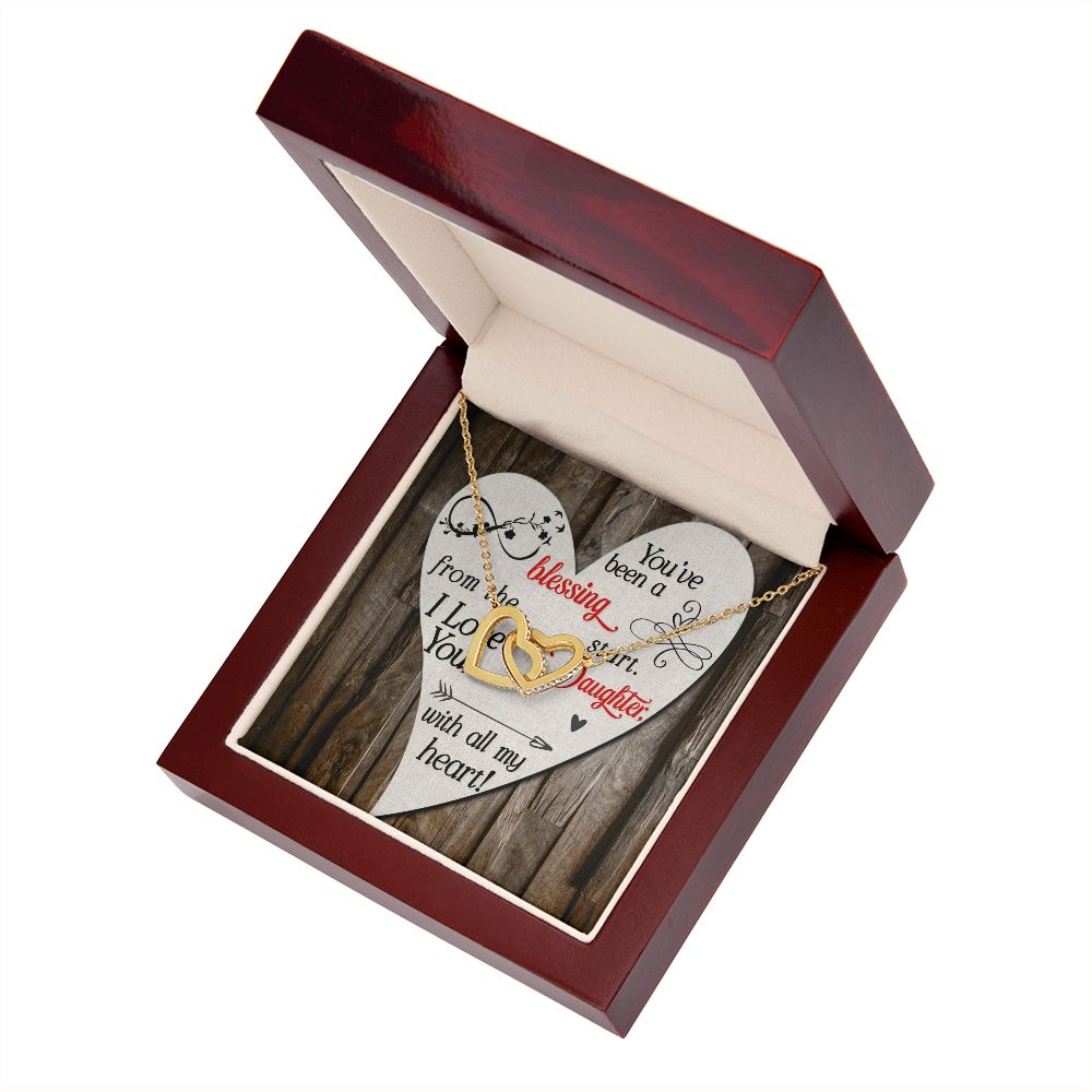 To My Daughter You’ve Been a Blessing Inseparable Necklace-Express Your Love Gifts