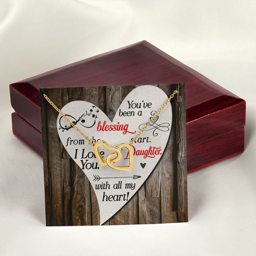 To My Daughter You’ve Been a Blessing Inseparable Necklace-Express Your Love Gifts