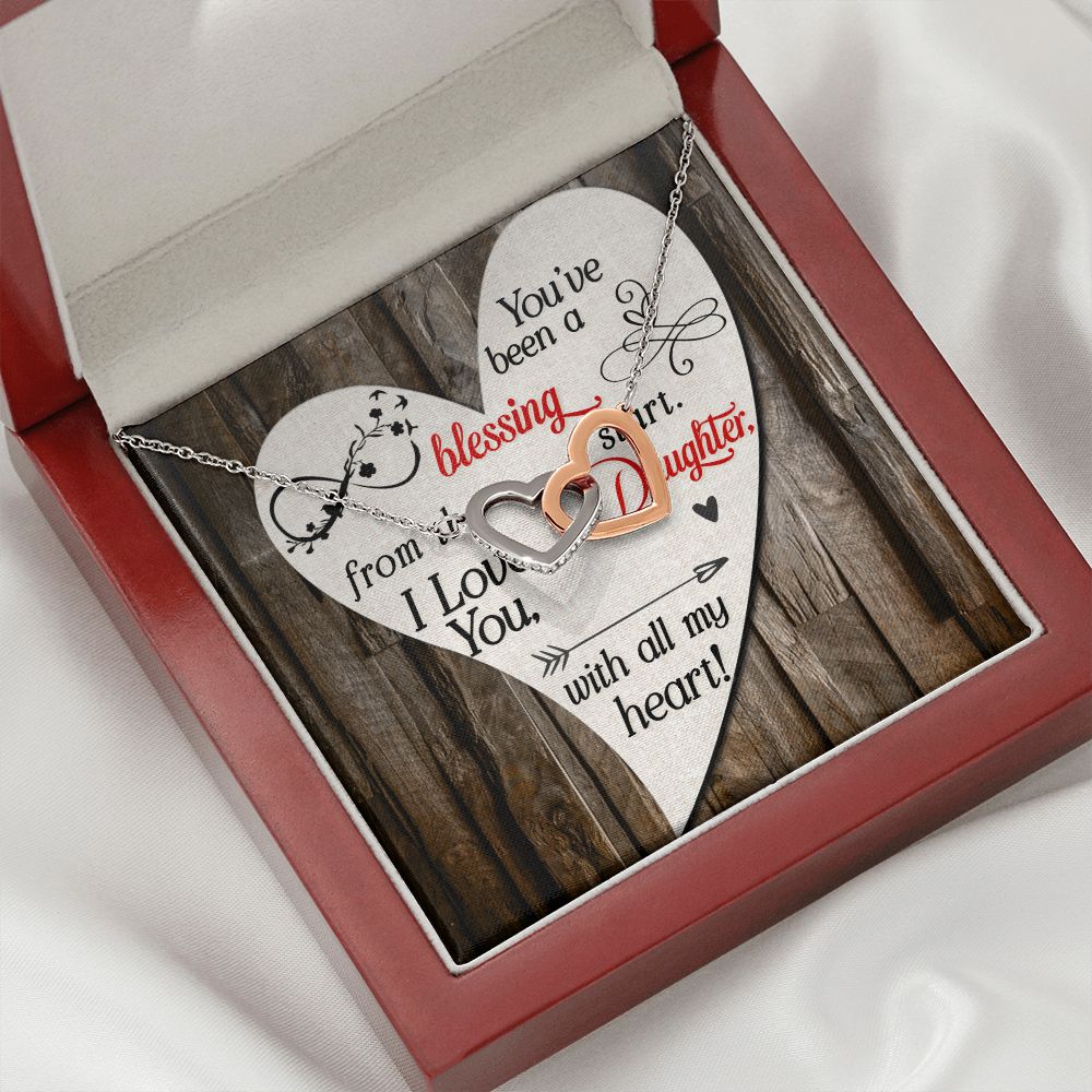 To My Daughter You’ve Been a Blessing Inseparable Necklace-Express Your Love Gifts