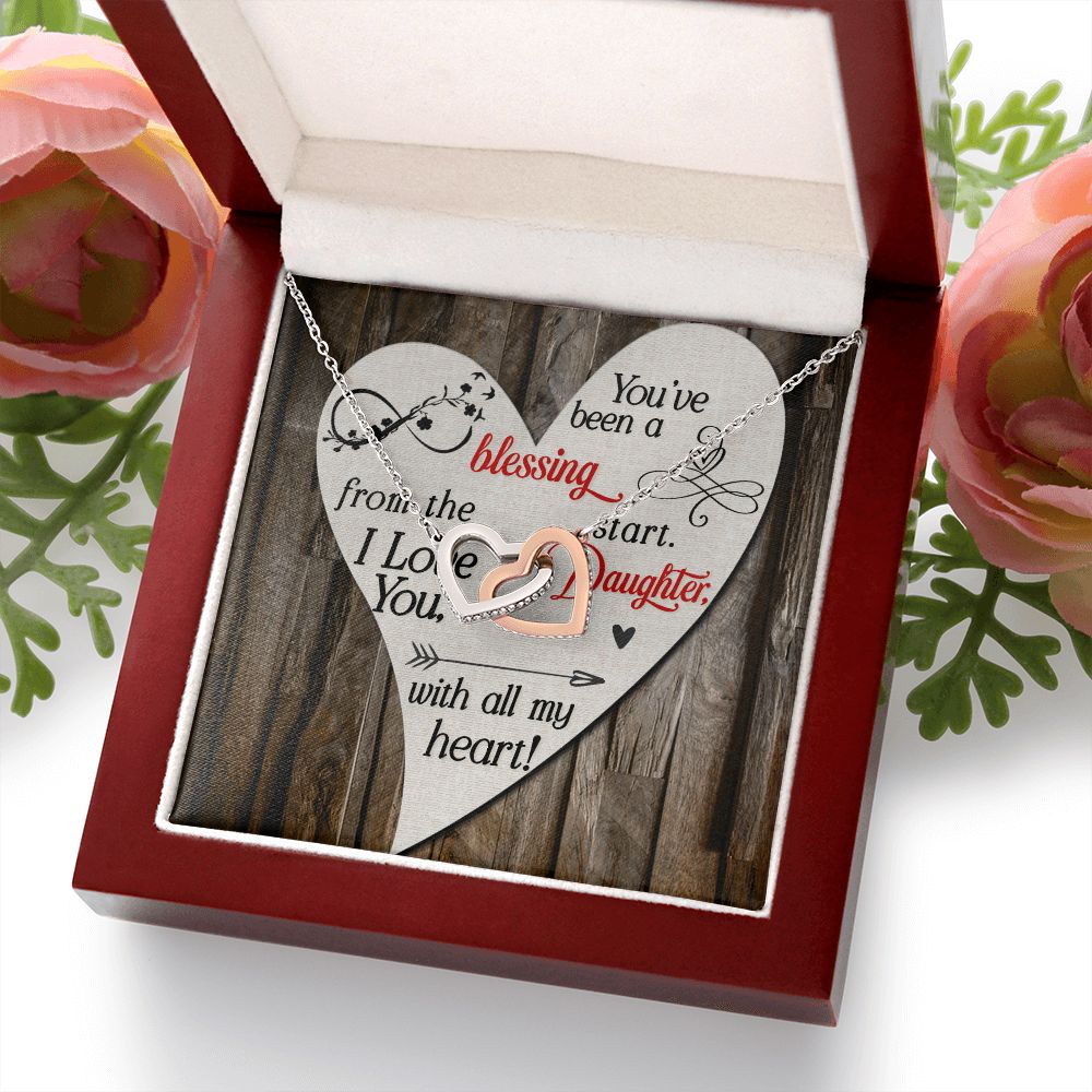 To My Daughter You’ve Been a Blessing Inseparable Necklace-Express Your Love Gifts