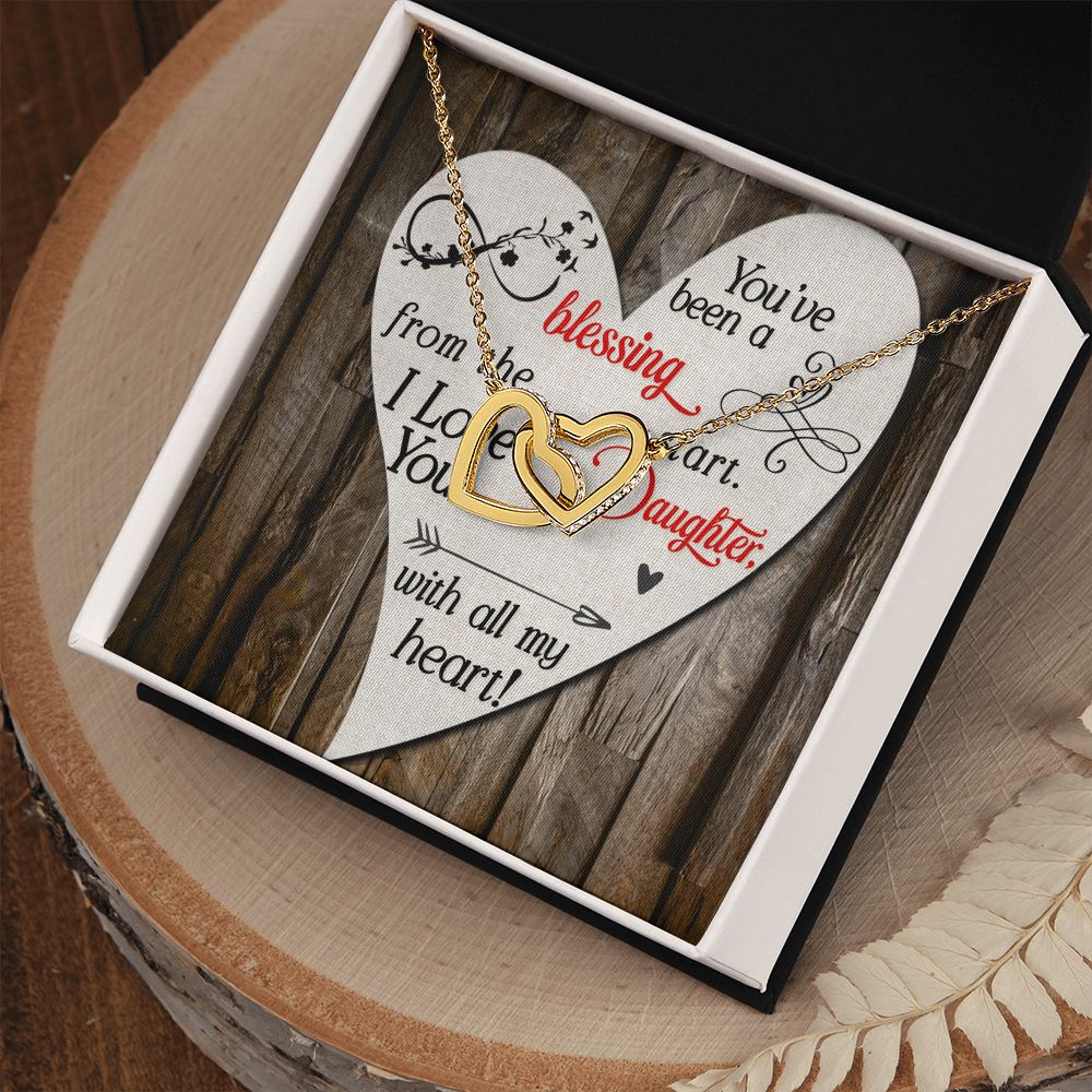 To My Daughter You’ve Been a Blessing Inseparable Necklace-Express Your Love Gifts