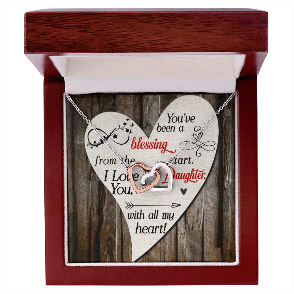 To My Daughter You’ve Been a Blessing Inseparable Necklace-Express Your Love Gifts