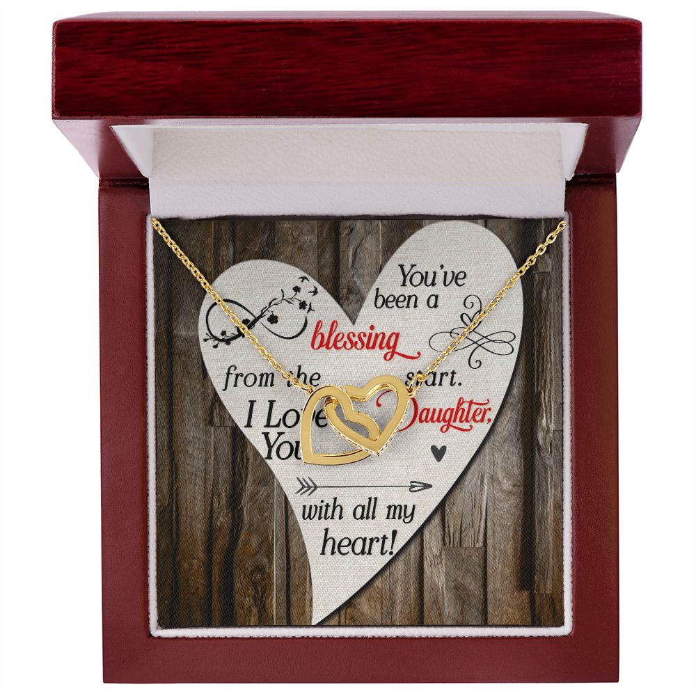 To My Daughter You’ve Been a Blessing Inseparable Necklace-Express Your Love Gifts