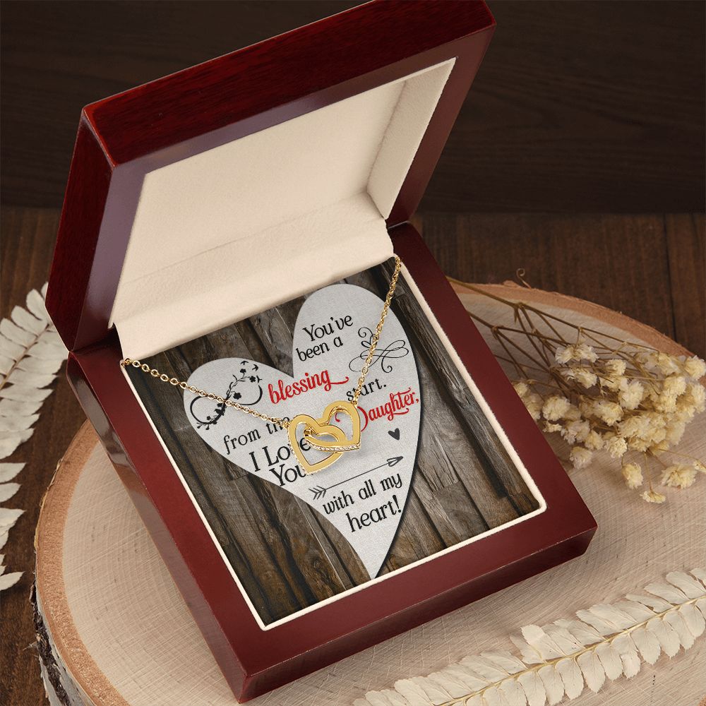 To My Daughter You’ve Been a Blessing Inseparable Necklace-Express Your Love Gifts