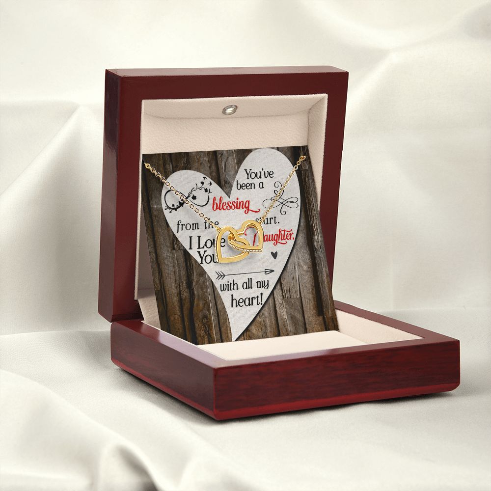 To My Daughter You’ve Been a Blessing Inseparable Necklace-Express Your Love Gifts