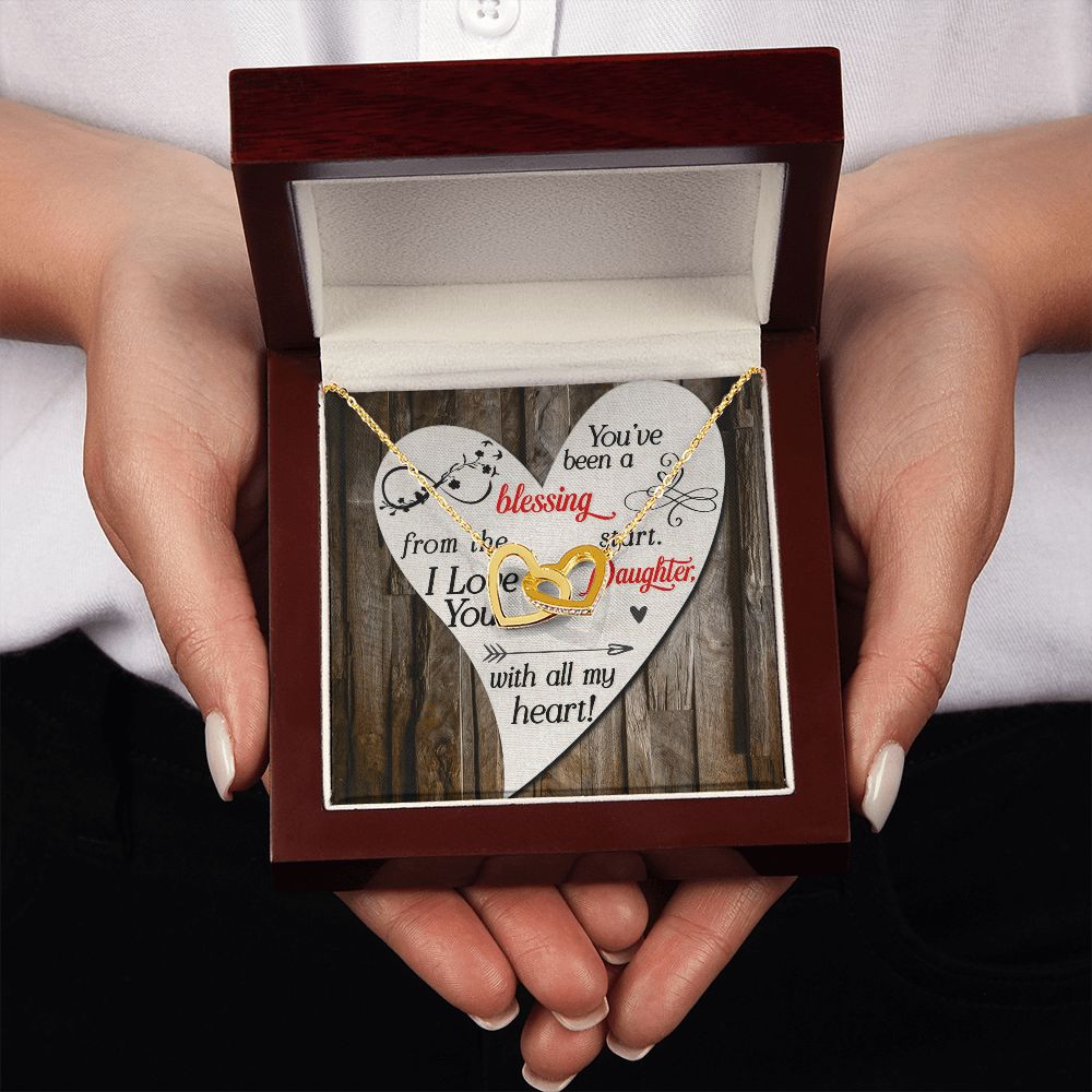 To My Daughter You’ve Been a Blessing Inseparable Necklace-Express Your Love Gifts