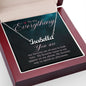 To My Everything You Are My Favorite Custom Name Necklace-Express Your Love Gifts