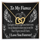 To My Fiancee Blessed to have You Inseparable Necklace-Express Your Love Gifts