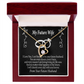 To My Fiancee Every Dream Forever Necklace w Message Card-Express Your Love Gifts