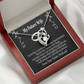 To My Fiancee Every Dream Forever Necklace w Message Card-Express Your Love Gifts
