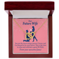 To My Fiancee Fiancee Birthday Inseparable Necklace-Express Your Love Gifts
