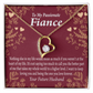 To My Fiancee Fiancee I Want To Keep Loving You Forever Necklace w Message Card-Express Your Love Gifts