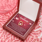 To My Fiancee Fiancee We Belong Together Always Have Forever Necklace w Message Card-Express Your Love Gifts