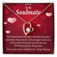 To My Fiancee Fiancee We Belong Together Always Have Forever Necklace w Message Card-Express Your Love Gifts