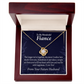 To My Fiancee Fill My Heart Infinity Knot Necklace Message Card-Express Your Love Gifts