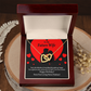 To My Fiancee Glad To Exist Inseparable Necklace-Express Your Love Gifts