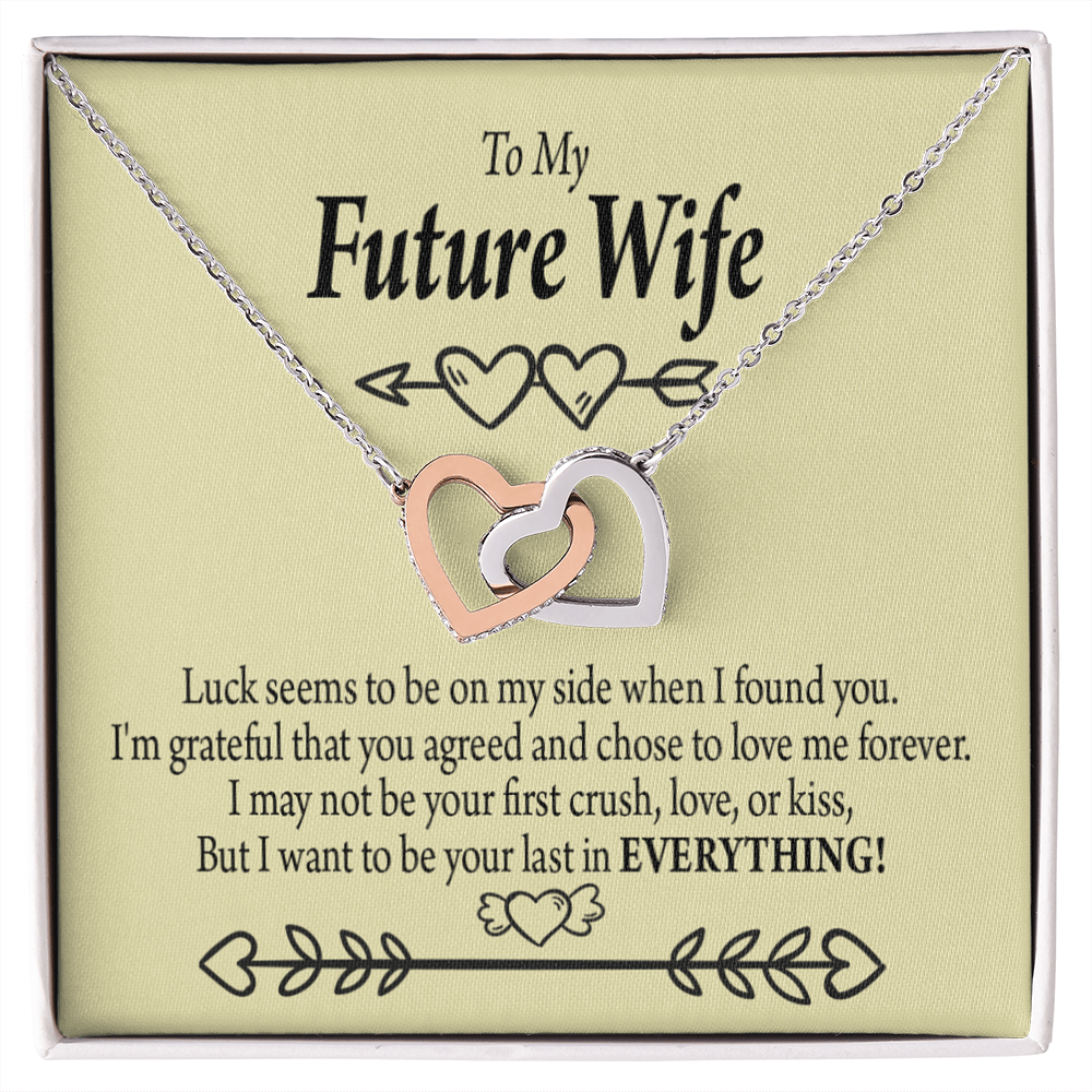 To My Fiancee Grateful Inseparable Necklace-Express Your Love Gifts