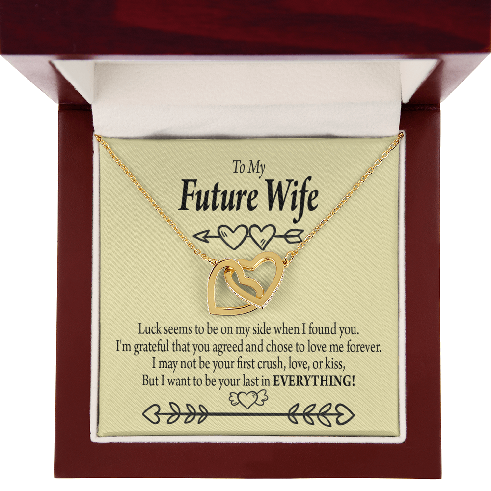 To My Fiancee Grateful Inseparable Necklace-Express Your Love Gifts