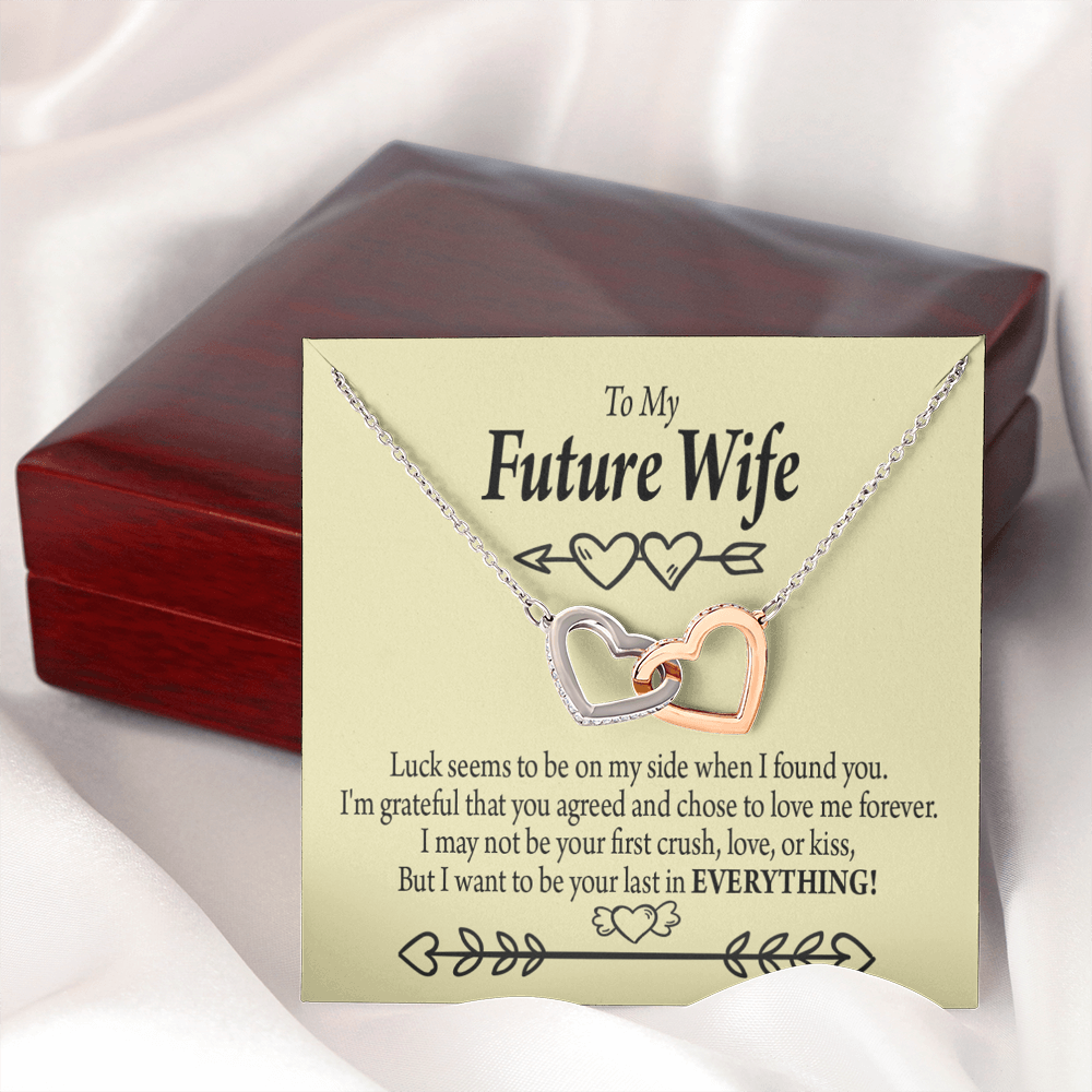 To My Fiancee Grateful Inseparable Necklace-Express Your Love Gifts