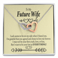 To My Fiancee Grateful Inseparable Necklace-Express Your Love Gifts