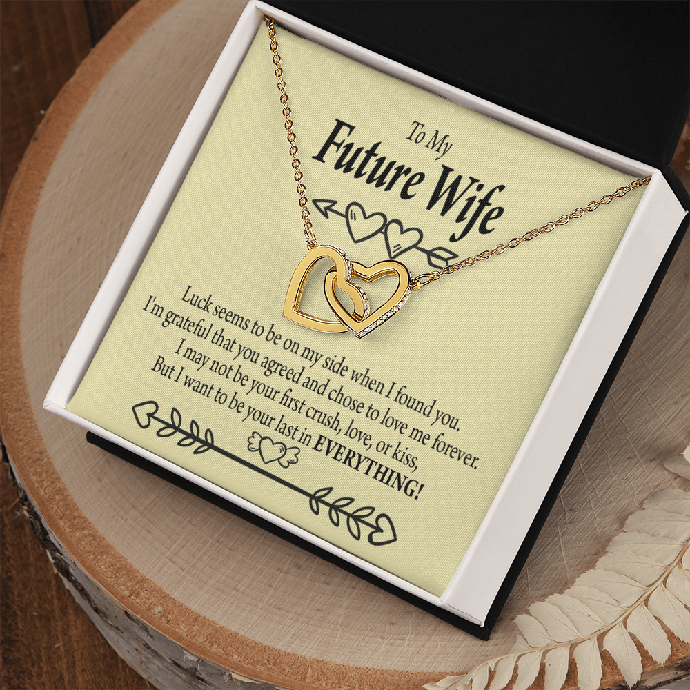 To My Fiancee Grateful Inseparable Necklace-Express Your Love Gifts